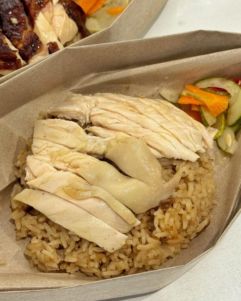 white chicken